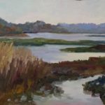 Marsh at Autumns Noon 8 x 12 sold