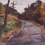 Up the Path in Fall 12 x 12 sold