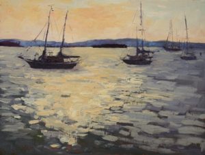 Morning Light at Havre de Grace 12 x 16 sold