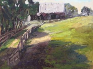 Fence Line 9 x 12 sold