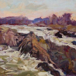 Great Falls, Winter 12 x 12 sold