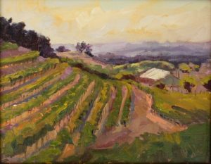 Paso Robles Vineyard 11 x 14 sold