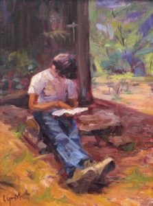 Summer Reading 9 x 12 sold