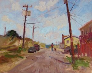 Walking the Dog 16 x 20 sold