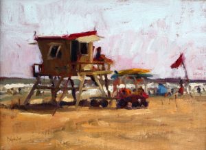 Lifeguard Tower 9x12