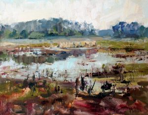 The Ibis Pond 11x14