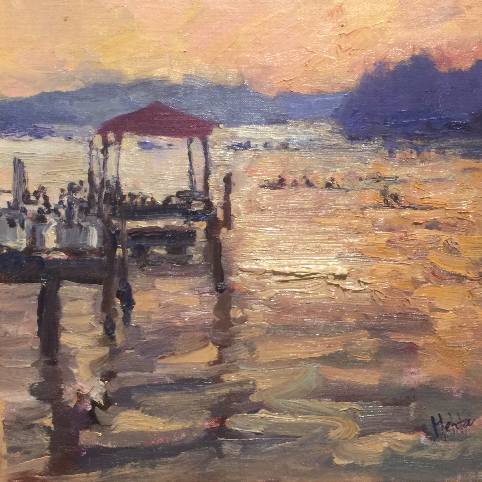 I painted this during Paint Annapolis 2015 and received Best Painting Incorporating Water award.