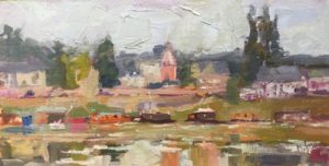 Boats on the Loire 8 x 16
