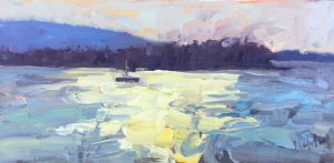 Sunshine on Frenchman Bay 8x10
