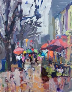 Rainy Day in DC 9x12