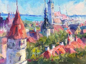 Tallinn Overlook 9x12 sold