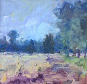 The Field at the End of the Lane 12X12 SOLD
